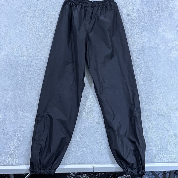 VTG Moonstone Gore-Tex Pants Womens‎ Large Black Ankle Zip - Picture 1 of 11